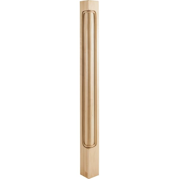 Hardware Resources 2-3/4" Wx2-3/4"Dx35-1/2"H Oak Beaded Corner Post CP-3OK - main